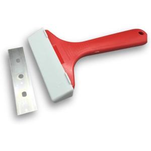 image4 Stainless Steel DoubleSided Razor Blade Scraper  ProfessionalGrade Surface Cleaning Tool 2