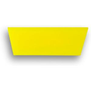 imageBlueMax Rubber Squeegee Replacement Beveled Head for Glass Cleaning Film and Vinyl InstallationYellow Bevel Blade
