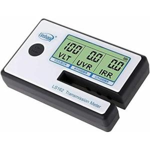 imageLinshang Portable Solar Test Meter Measure Side Windshield Window Tint and Window Film Glass Meter Tester UV IR Rejection Spectrum Tester IR 1400nm UV 365nm VL 380nm  760nm Full wavelength BlueWhite