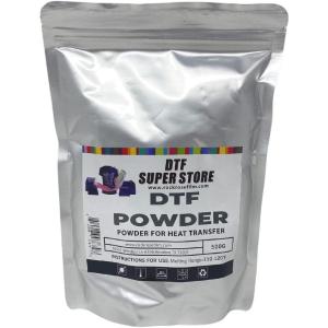 imageRock Rose DTF White Powder Digital Hot Melt Adhesive  Provides Bright Vivid Color Durable Water Proof and Washable 2KGDTF Powder  11 lb 500 g