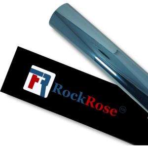 imageRockRose 20 Nano Ceramic Car Window Tint 36 in x 25FT 2PLY Privacy Film Heat Block 99 UVR and 85 IRR Block for Auto or Home Strong Adhesive Easy Shrink Plotter Friendly  Charcoal50 Percent