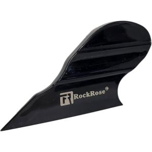 imageRockRose Black Side Trim Mini Squeegee  Compact and Ergonomic Tool with Flexible Blade for Precision Window Film and Car Tint Application  Pack 3 Units