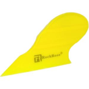 imageRockRose Yellow Side Trim Mini Squeegee  Compact and Ergonomic Tool with Flexible Blade for Precision Window Film and Car Tint Application  Pack 3 Units