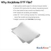 imageRock Rose DTF Film Roll DTF Transfer Film 13quot x 328 FT PreTreat Sheet PET Heat Transfer Paper for DYI Direct Print on TShirts Textile Double Sided CoatingA4 30 Sheets