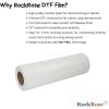 imageRock Rose DTF Film Roll DTF Transfer Film 13quot x 328 FT PreTreat Sheet PET Heat Transfer Paper for DYI Direct Print on TShirts Textile Double Sided Coating24 inch x 328 ft Roll