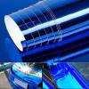 imageRockRose Mirror Brushed Chrome Vinyl Wrap AntiWrinkle Air Release Automotive Bubble Wrap Self Adhesive Car Vinyl Stickers DIY Decal 5FT x 60FT BlackBlue