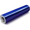 imageRockRose Mirror Brushed Chrome Vinyl Wrap AntiWrinkle Air Release Automotive Bubble Wrap Self Adhesive Car Vinyl Stickers DIY Decal 5FT x 60FT BlackBlue