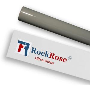 imageRockRose Metal Original Paint Nardo Grey High Performance cast Film car Vinyl wrap red with Low to Medium tack Adhesive Featuring Nano Air Release Technology 1FT x 5FTNardo Grey