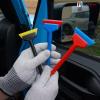 imageWindow Tint Tools Set Small Silicone Squeegee amp Side Wiper Swiper Water Blade for Car Window Tinting Pack 2 UnitsMini Squeegee