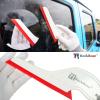 imageWindow Tint Tools Set Small Silicone Squeegee amp Side Wiper Swiper Water Blade for Car Window Tinting Pack 2 UnitsRed