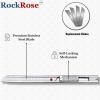 imageRockRose 9mm Stainless Steel Utility Knife  Premium Precision Crafting Tool with Retractable Design and SnapOff Blade  2 Units NT Pro Red Dot Knife