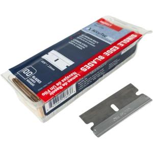 imageSingle Edge Blade Replacement  100 PCS Blades for Cleaning Glass Walls Windows Stoves Ceramic Cooktops and More  Heavy Duty RustResistant