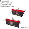 image:imageRockRose BlueMax Squeegee Replacement Blade  Professional Window Tinting Tool High Pressure Vinyl Wrap Applicator for Multi Handles Auto Detailing amp Water Removal Blade Pack 10 UnitsRed Rectangular