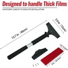 image:imageRockRose Squeegee Premium 8 Inch Extended Squeegee Handle for Architecture Window Tools  Long Reach Window Tint Squeegee for Flat Glass17 Handle