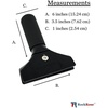 image:imageRockRose Squeegee Premium 8 Inch Extended Squeegee Handle for Architecture Window Tools  Long Reach Window Tint Squeegee for Flat Glass6 Cast Aluminum Handle