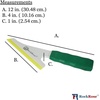 image:imageRockRose Squeegee Premium 8 Inch Extended Squeegee Handle for Architecture Window Tools  Long Reach Window Tint Squeegee for Flat GlassDoctor Stroke  Yellow