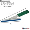 image:imageRockRose Squeegee Premium 8 Inch Extended Squeegee Handle for Architecture Window Tools  Long Reach Window Tint Squeegee for Flat GlassDoctor Stroke  Blue