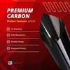 image:imageRockRose 15 Premium Carbon Car Window Tint Film 20 in x 10FT 2PLY Charcoal Privacy Film UV Heat Blocking Tint for Car or Home Adhesive Film Easy Shrink Plotter Friendly Pro Grade5 Percent