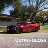 image:imageRockRose 2026 Ultra Gloss Black Vinyl Wrap for Cars 2 in x 30FT  Chrome Delete Car Wrap Vinyl Roll AntiWrinkle amp Air Release Durable Piano Black Gloss Finish for Exterior amp InteriorCherry Red