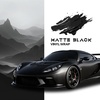 image:imageRockRose 2026 Ultra Gloss Black Vinyl Wrap for Cars 2 in x 30FT  Chrome Delete Car Wrap Vinyl Roll AntiWrinkle amp Air Release Durable Piano Black Gloss Finish for Exterior amp InteriorMatte Black