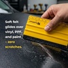 image:imageRockRose Orange amp Black Wing Squeegee with Felt Edge 3PK Professional ScratchFree Vinyl Wrap Tool for Car PPF Window Tint 39 Blades Soft Felt for Bubble Removal for Auto Wrap Shops DetailersYellow
