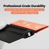 image:imageRockRose Orange amp Black Wing Squeegee with Felt Edge 3PK Professional ScratchFree Vinyl Wrap Tool for Car PPF Window Tint 39 Blades Soft Felt for Bubble Removal for Auto Wrap Shops DetailersBlack Wing