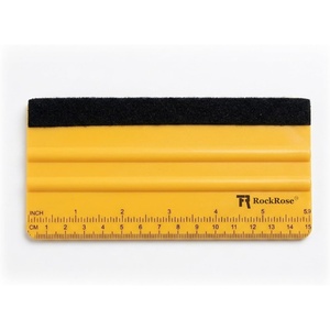 image:imageRockRose Orange amp Black Wing Squeegee with Felt Edge 3PK Professional ScratchFree Vinyl Wrap Tool for Car PPF Window Tint 39 Blades Soft Felt for Bubble Removal for Auto Wrap Shops DetailersYellow